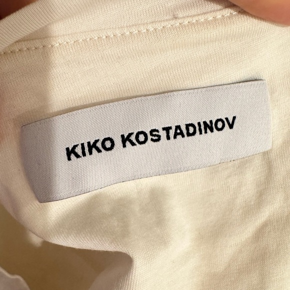 KIKO KOSTADINOV Inex Mesh Sleeveless Top Off White Size 50 VGUC - Picture 4 of 7